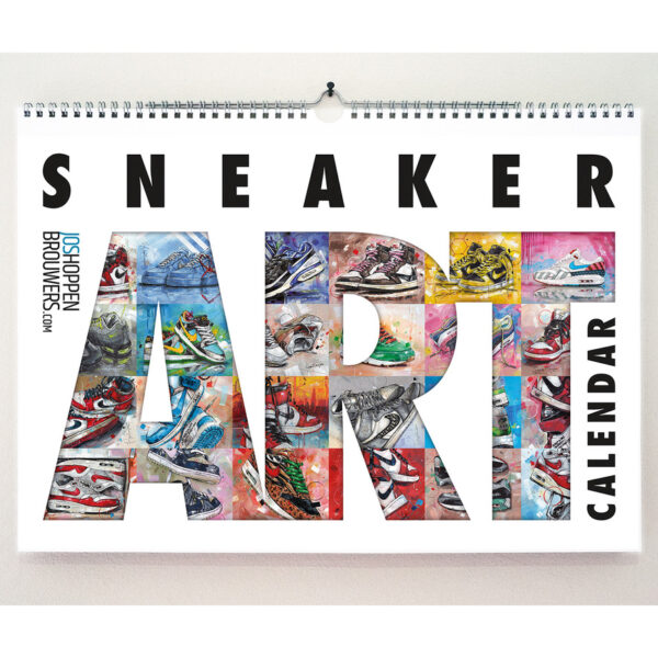 sneaker art calendar
