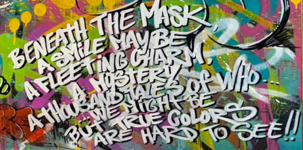 true colors beneath the mask....